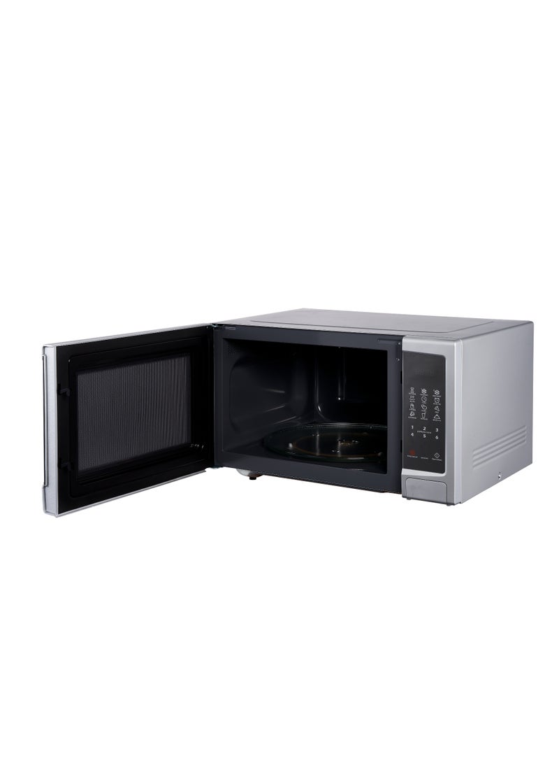 Tornado Solo Microwave Oven, 45 Liters, 1100W, Silver Front with Mirror Glass Door and Digital Display, Defrost Function & Auto Menu, TMDS-45-S-A . - Image 3